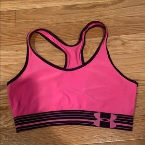 Under Armour pink sports bra